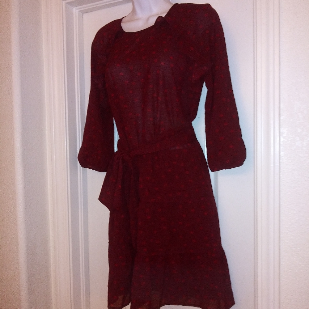Ba$sh Belted Ruffle Dress - Picture 4 of 9